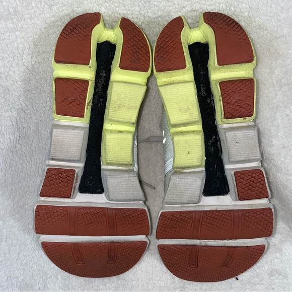 On Cloud Cloudflyer 4 Training, White and Lime Sneakers, Size 7.5 - Picture 8 of 9